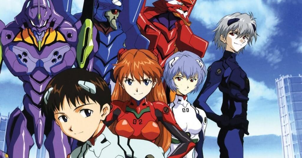 Reprodução: Neon Genesis Evangelion. Clássicos da estética Cyberpunk.