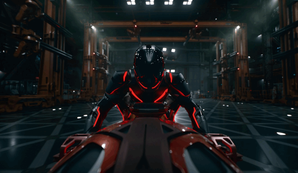 Crítica – Tron: Ares

O mais fascinante em Tron: Ares é, sem dúvida, o visual. A Disney não economizou absolutamente nada aqui — e o resultado é um espetáculo sensorial digno da tela grande. A estética neon, futurista e pulsante da franquia foi trazida para o século XXI com uma precisão absurda. É aquele universo digital em que cada feixe de luz, cada textura e cada moto de energia parece ter sido cuidadosamente lapidado para brilhar em 4K. Assistir a tudo isso na IMAX do Shopping Recife foi uma experiência à parte — a imersão é total.

A direção de arte é um show à parte. A “Grade” — o mundo digital de Tron — ganha uma nova dimensão, mais viva e detalhada, como se fosse uma mistura de videogame de última geração com uma rave tecnológica. Cada quadro poderia facilmente ser um wallpaper. E quando as Light Cycles entram em cena… esquece! É pura adrenalina. As perseguições são intensas, elegantes e coreografadas com maestria, uma verdadeira dança de luz e velocidade.

O Jared Leto entrega um Ares enigmático e magnético, uma figura quase messiânica dentro daquele universo. Ele não é apenas um vilão ou um anti-herói — é a própria encarnação da dúvida entre o que é humano e o que é programado. A ideia central de um programa (uma IA) atravessando a fronteira digital e entrando no nosso mundo é fascinante. E o filme aproveita bem esse conceito para levantar questionamentos filosóficos: o que define a vida? A consciência é algo exclusivo dos humanos ou pode emergir do código?

Claro, o roteiro não é o ponto mais revolucionário da trama. Ele segue uma linha clássica de ficção científica com toques de ação e existencialismo. Mas cumpre bem o papel: serve de trilho para um passeio eletrizante por um universo visualmente deslumbrante. O foco aqui é menos na complexidade narrativa e mais na experiência cinematográfica, e nisso Tron: Ares entrega de sobra.

Em resumo: Tron: Ares é um blockbuster estiloso, vibrante e visualmente hipnótico, que honra o legado da franquia e atualiza sua estética para uma nova geração. Pode não ser o filme mais profundo do gênero, mas é impossível sair do cinema sem ficar de queixo caído com o espetáculo visual e o som pulsante que faz o chão tremer.

⭐ Veredito: Se você curte ficção científica, ação frenética e um show de luzes de tirar o fôlego, Tron: Ares é parada obrigatória. Vá preparado para se perder dentro da Grade — e, sinceramente, você vai querer ficar lá um tempinho.