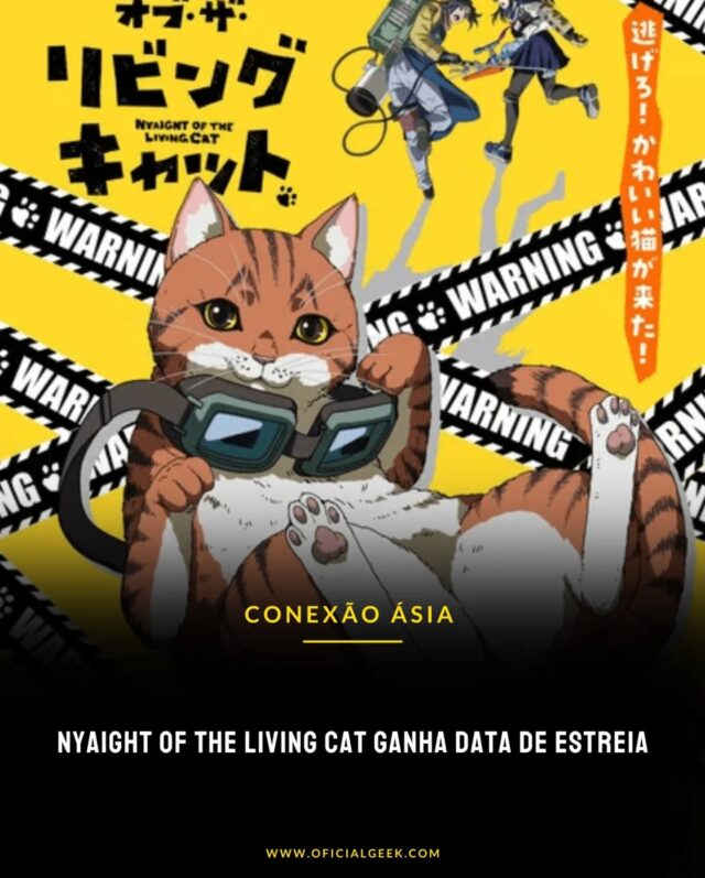 A Crunchyroll divulgou nesta sexta (6) um novo trailer de Nyaight of the Living Cat e confirmou sua estreia para 6 de julho! O anime será exibido simultaneamente na plataforma, trazendo uma mistura maluca de ação, comédia e… muitos gatinhos! 🐾

📽️ A produção é do estúdio OLM, com direção de Tomohiro Kamitani e supervisão de Takashi Miike (Blade of the Immortal). O roteiro fica por conta de Shingo Irie (Log Horizon), design de personagens de Takao Maki (Blue Period) e trilha sonora de Koji Endo.

🎶 Abertura: Cat City da banda YELLOW MONKEY
🎶 Encerramento: Matatabi por WANIMA

O anime ainda contará com um quadro especial ao fim de cada episódio, com dicas sobre como viver com gatos. 🧼🐾

📖 Baseado no mangá de Hawkman, a história se passa num mundo onde um vírus transforma humanos em gatos!
O protagonista Kunagi, que perdeu suas memórias, usa seu vasto conhecimento felino para sobreviver… mas enfrenta o maior desafio: resistir ao abraço dos gatinhos, que transmite o vírus. 🐱💀

📅 Estreia: 6 de julho
🟠 Exclusivo na Crunchyroll!

#NyaightOfTheLivingCat #Anime2024 #CrunchyrollBR #OtakuBR #AnimeNews #AnimeDeGato #FolhaNerd #fy #fyp #foryou #viral
